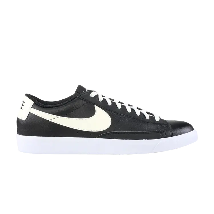 

Кроссовки Nike Blazer Low Leather 'Black Sail', черный