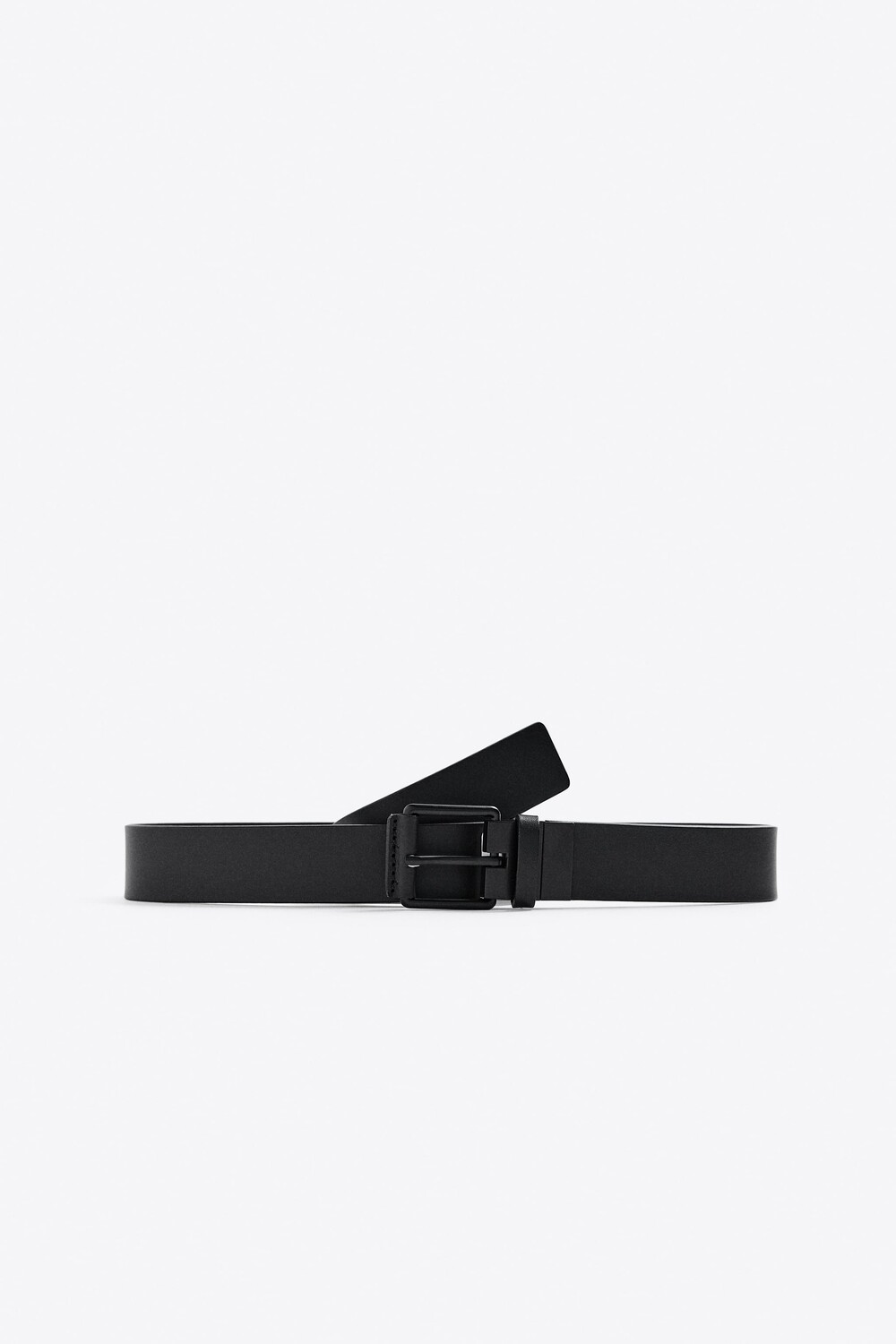 

Двусторонний кожаный ремень Zara, черный