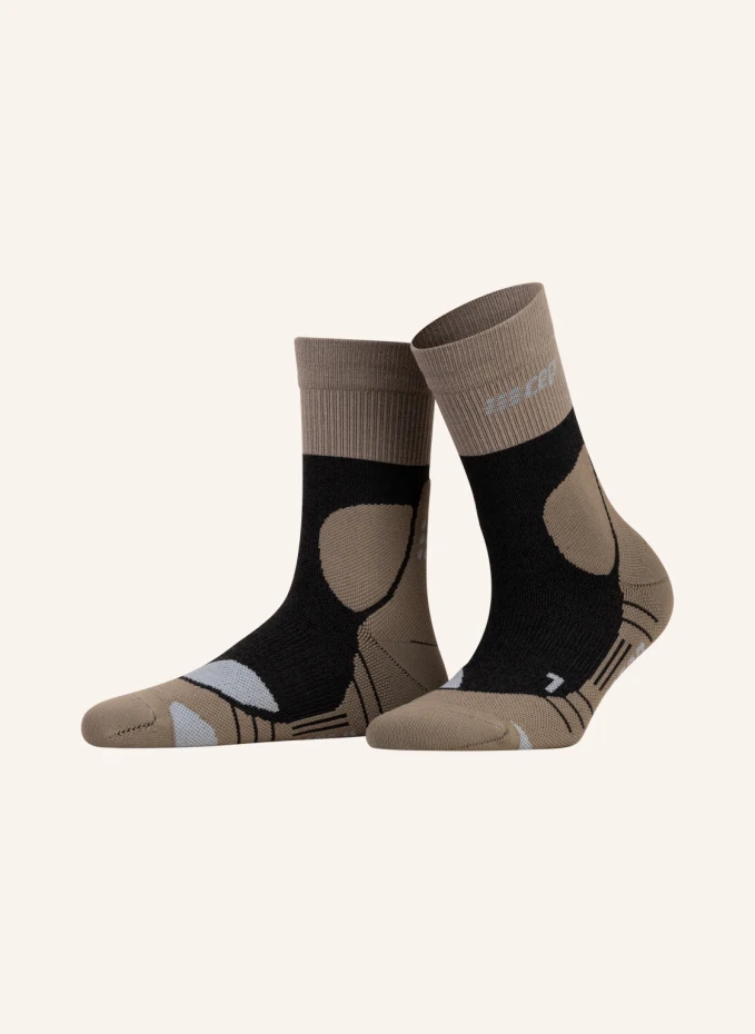 Трекинговые носки merino compression - mid cut Cep, серый