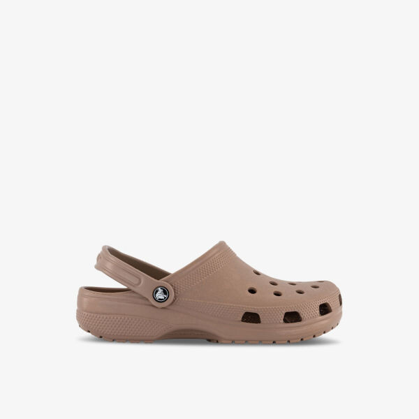 

Классические резиновые сабо с логотипом Crocs, цвет latte