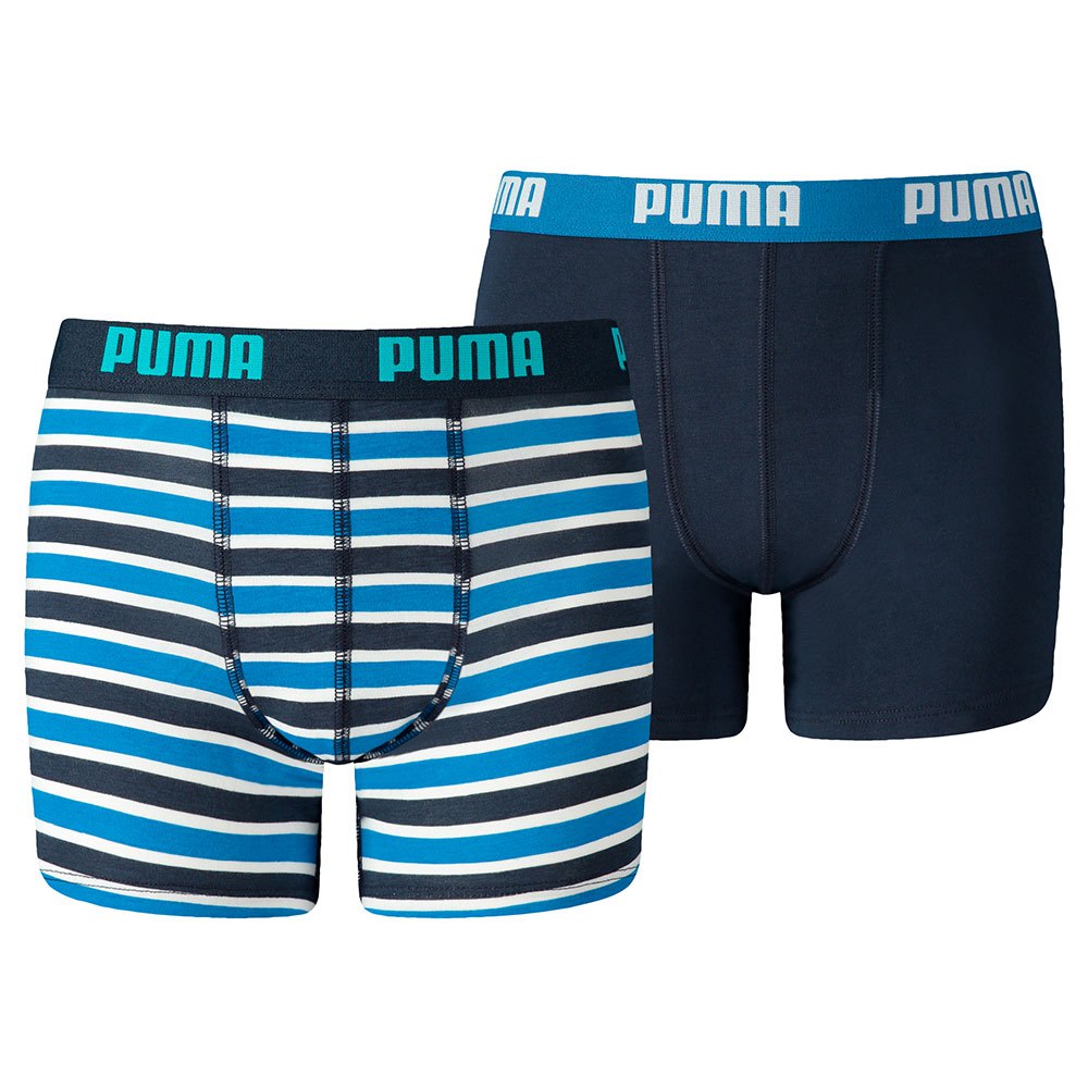 

Боксеры Puma Basic Printed Stripe 2 Units, синий