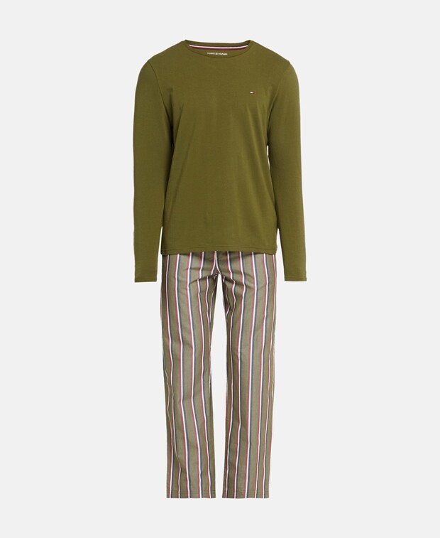 

Пижама Tommy Hilfiger, зеленый