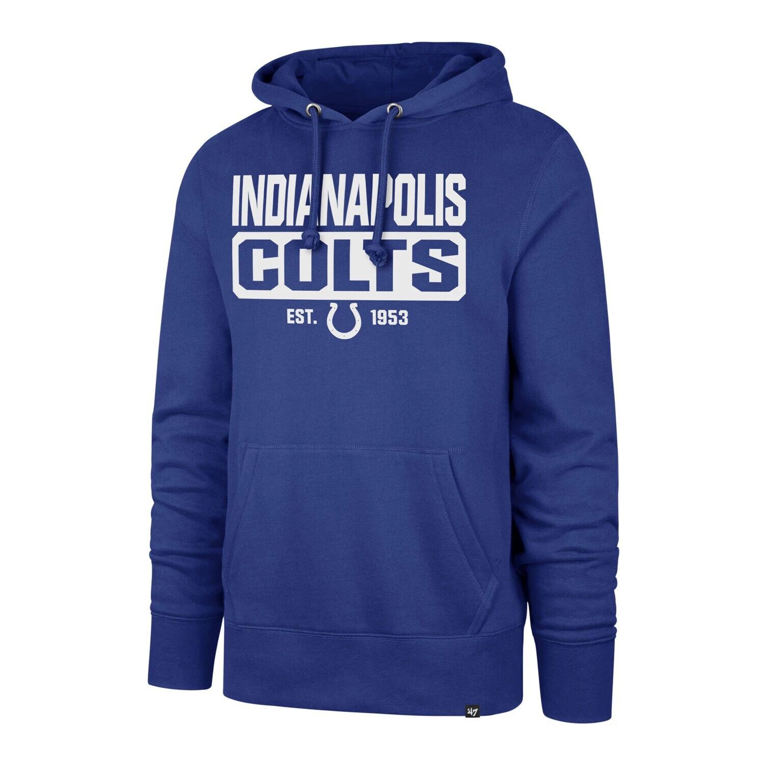 

Мужской пуловер с капюшоном '47 Royal Indianapolis Colts Box Out Headline