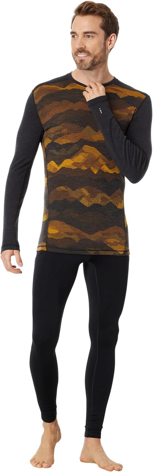 

Базовый слой Merino 250 Crew Smartwool, цвет Charcoal Mountain Scape