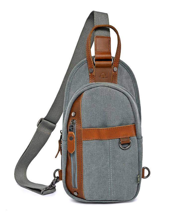 Холщовая сумка-слинг Agave TSD BRAND, серый