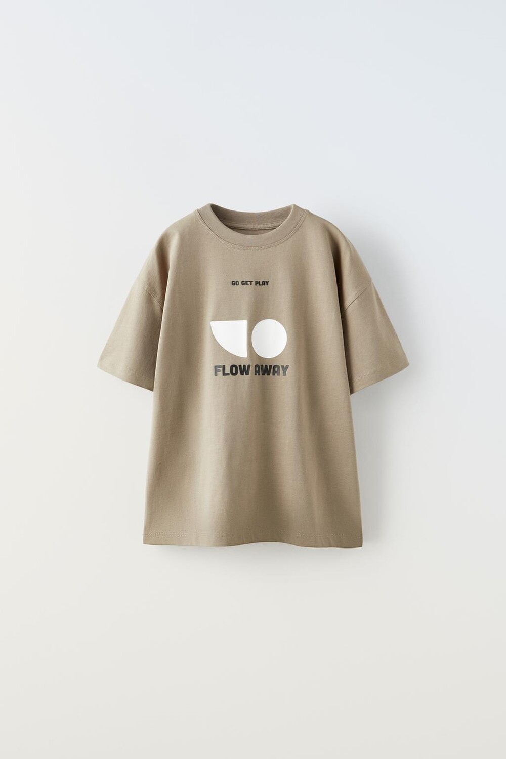 

Футболка flow away ZARA, темно-серый