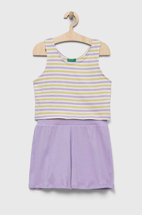 

Детский шерстяной комплект United Colors of Benetton, фиолетовый
