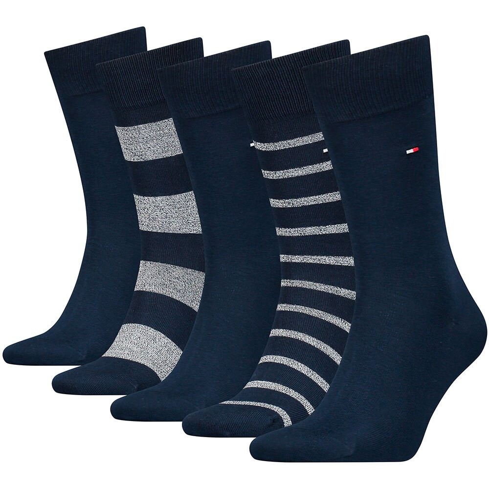 

Носки Tommy Hilfiger Giftbox Mouline 5 шт, синий