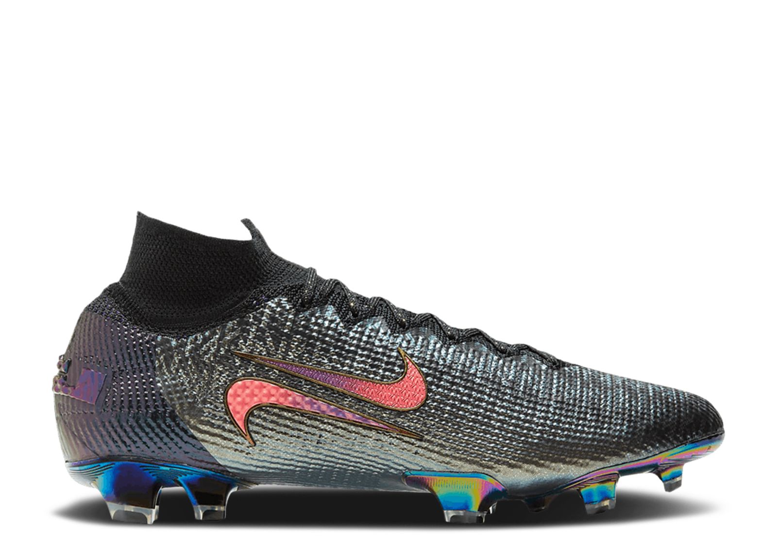new arrival copa 20 fg mens soccer shoes 19 black mercurial superfly football boots boys outdoor sports mundial cleats ef8309 Кроссовки Nike Kylian Mbappé X Mercurial Superfly 7 Elite Fg 'The Chosen 2', серый