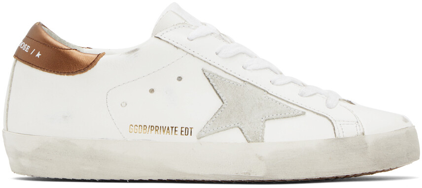 

Эксклюзивные белые кроссовки Golden Goose SSENSE Super-Star