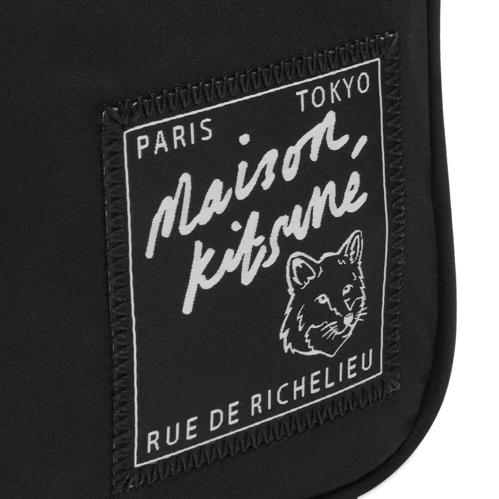 

Maison Kitsune Нейлоновая поясная сумка, черный