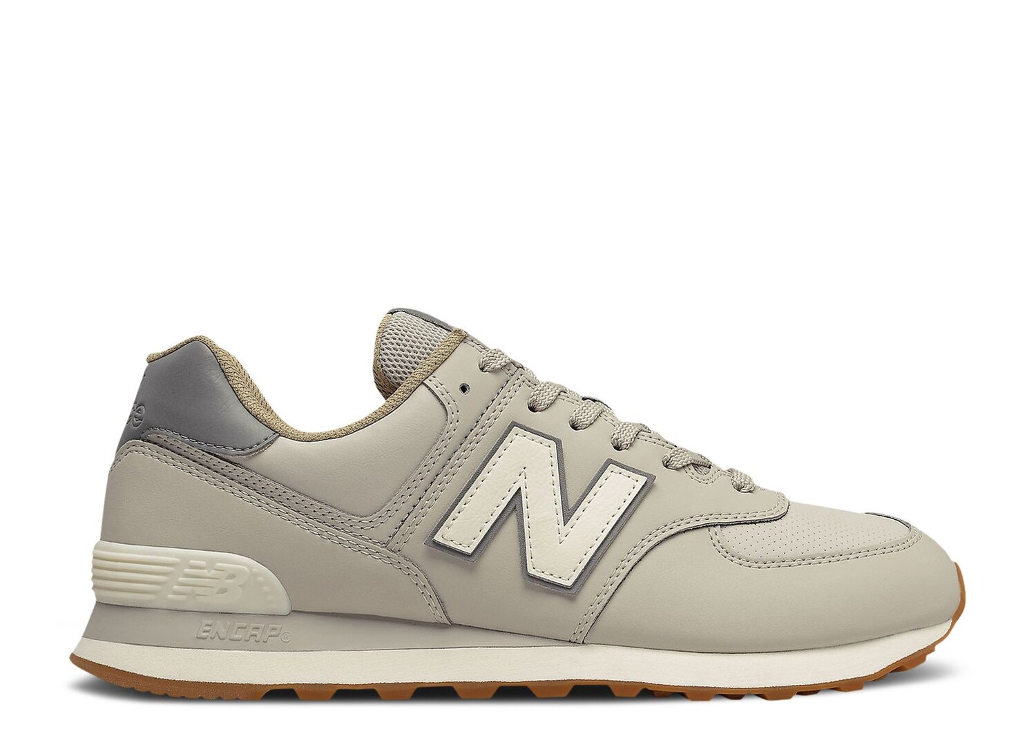 

Кроссовки New Balance 574 'Timberwolf Angora', кремовый, Бежевый;серый
