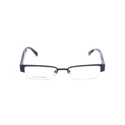 

Alexander McQueen AMQ-4159-R1I Синяя оправа для очков без рецепта - 51 мм