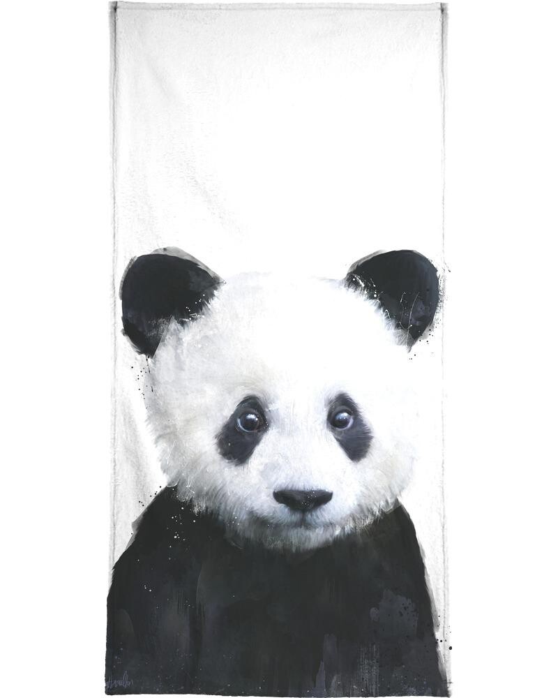 

Полотенце для ванной Juniqe Little Panda, цвет Schwarz & Weiß