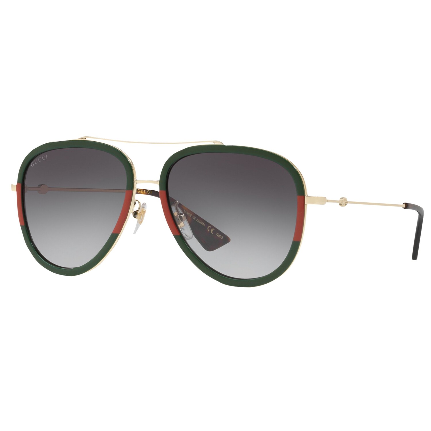 

Gucci GG0062S Солнцезащитные очки-авиаторы, мульти/серый с градиентом