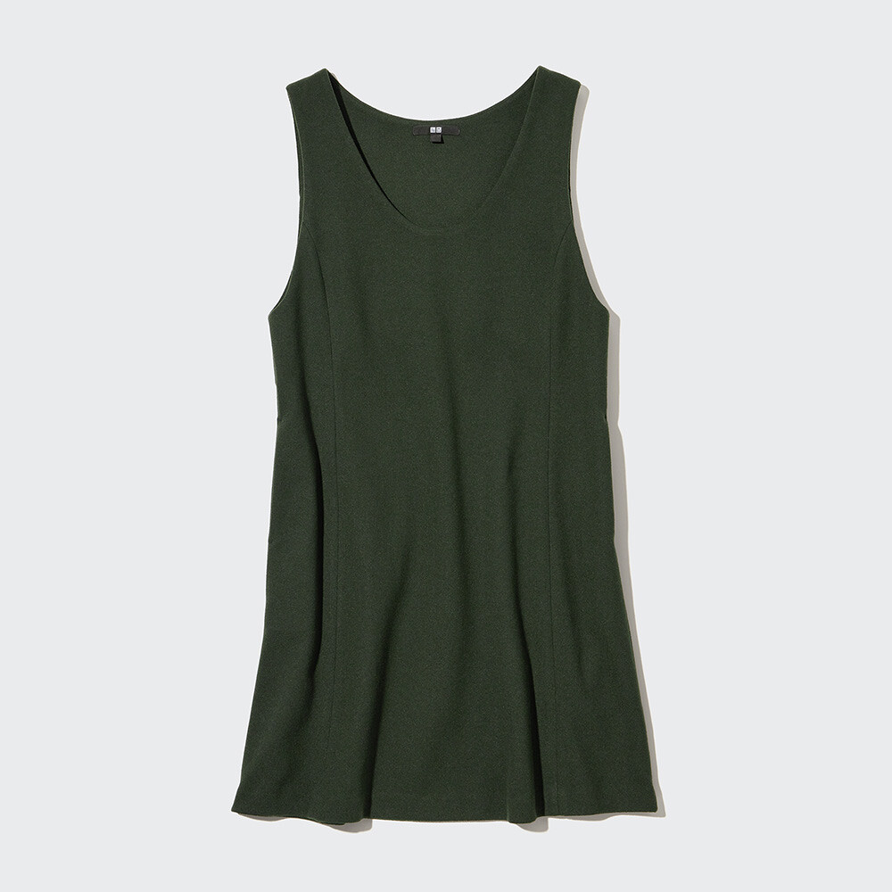 

Женская майка Uniqlo вязаная, темно-зеленый
