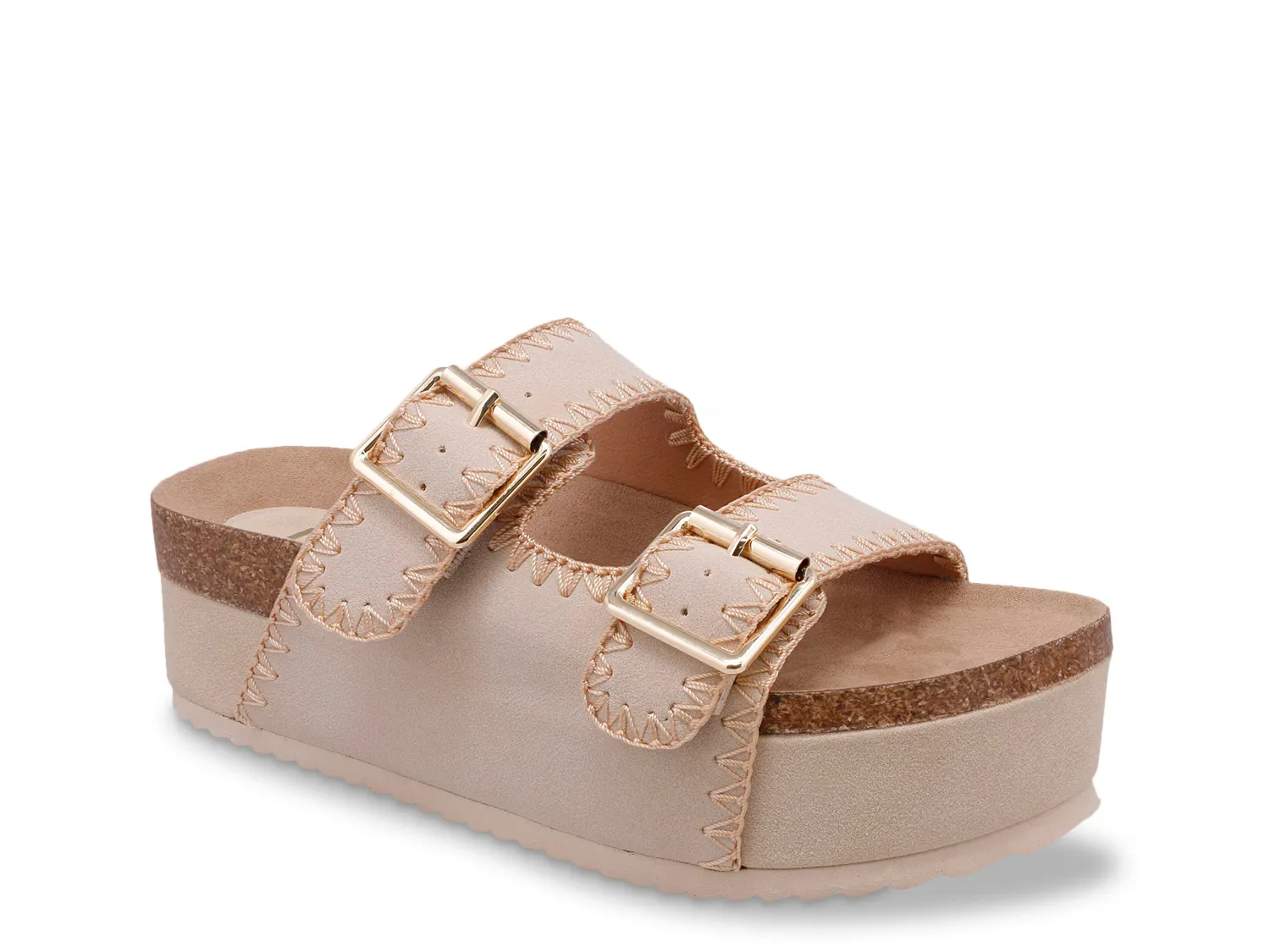 

Сандалии Bowie Wedge Sandal Mia, цвет seashell