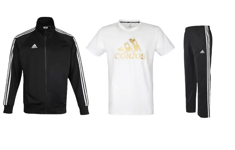 

Adidas Мужская повседневная спортивная одежда, Черный + Белый + Черный (3 шт.)