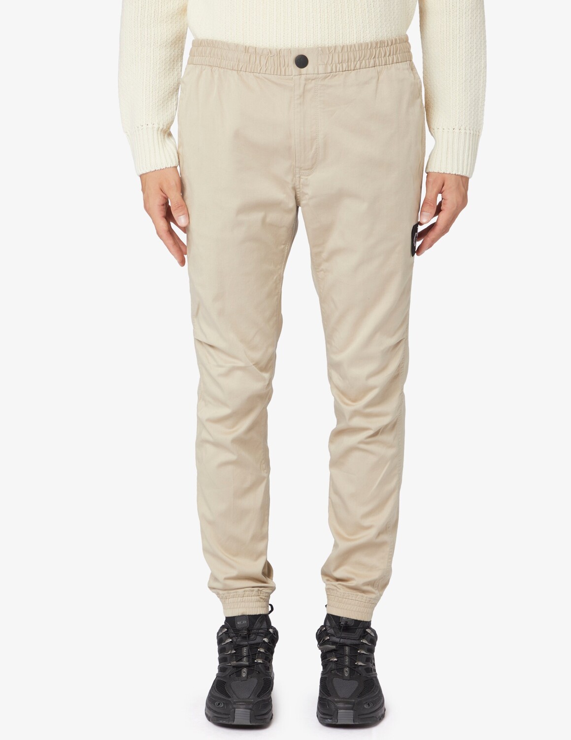 

Брюки Chino с логотипом Calvin Klein Jeans, бежевый