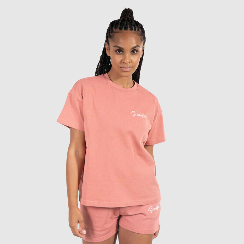

Женская футболка Talia Old Pink для спорта и отдыха SMILODOX, цвет rosa
