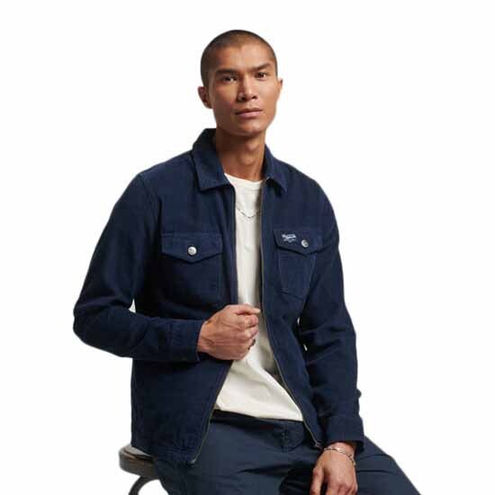 

Рубашка Superdry Vintage Micro Cord, синий