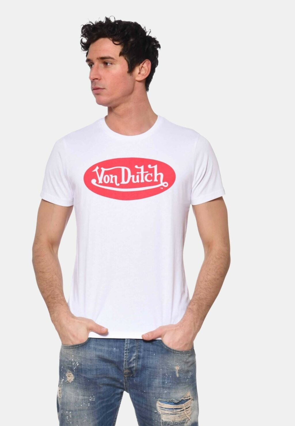 

Футболка с принтом FRONT Von Dutch, разноцветный