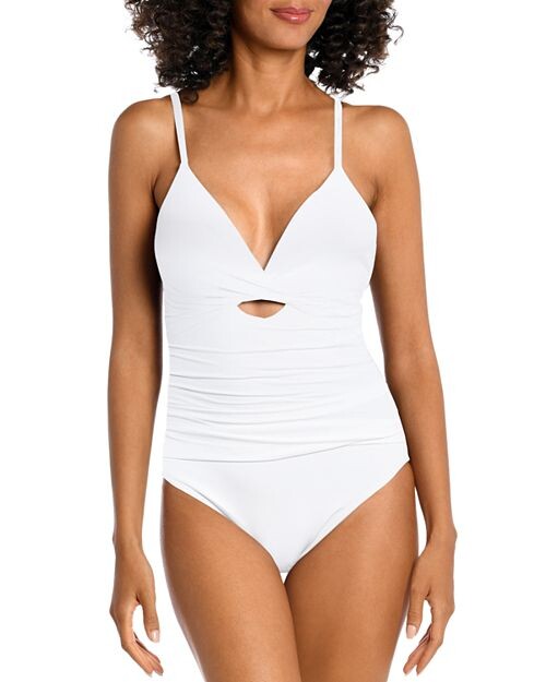 

Сплошной купальник Island Goddess с твистом La Blanca, цвет White