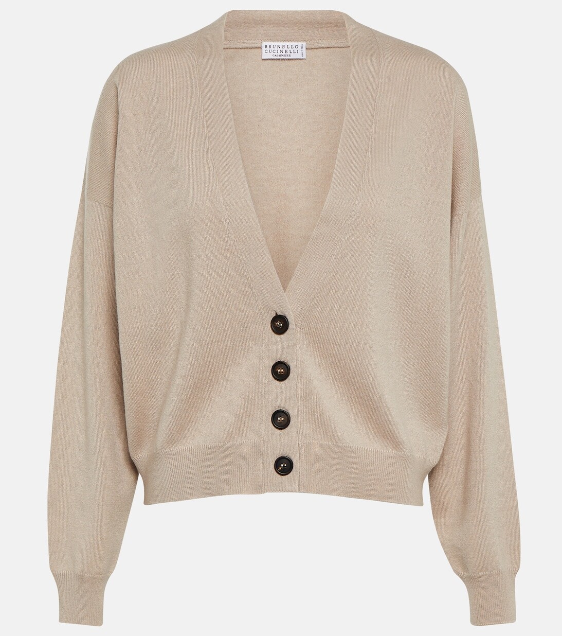 

Кашемировый кардиган BRUNELLO CUCINELLI, бежевый