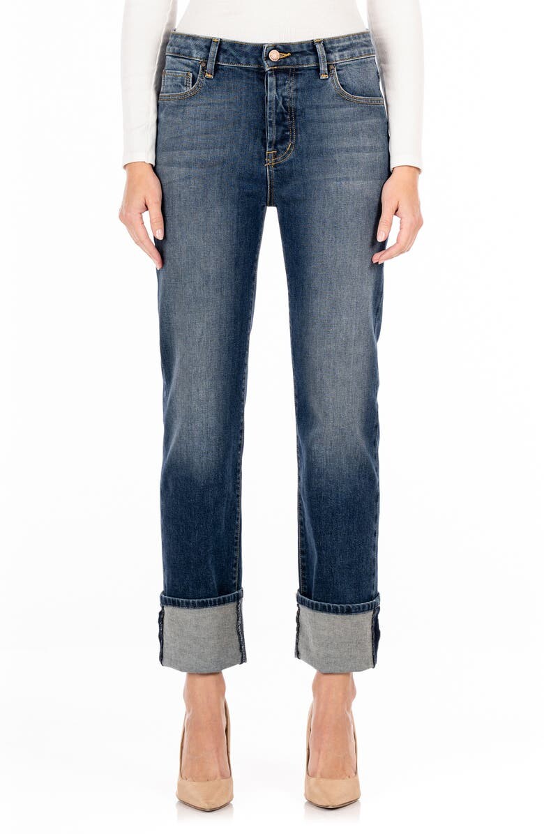 

Джинсы Cali прямого кроя с высокой талией FIDELITY DENIM