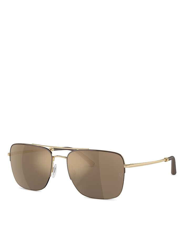 

Солнцезащитные очки-авиаторы Oliver Peoples x Roger Federer, 56 мм, золотой