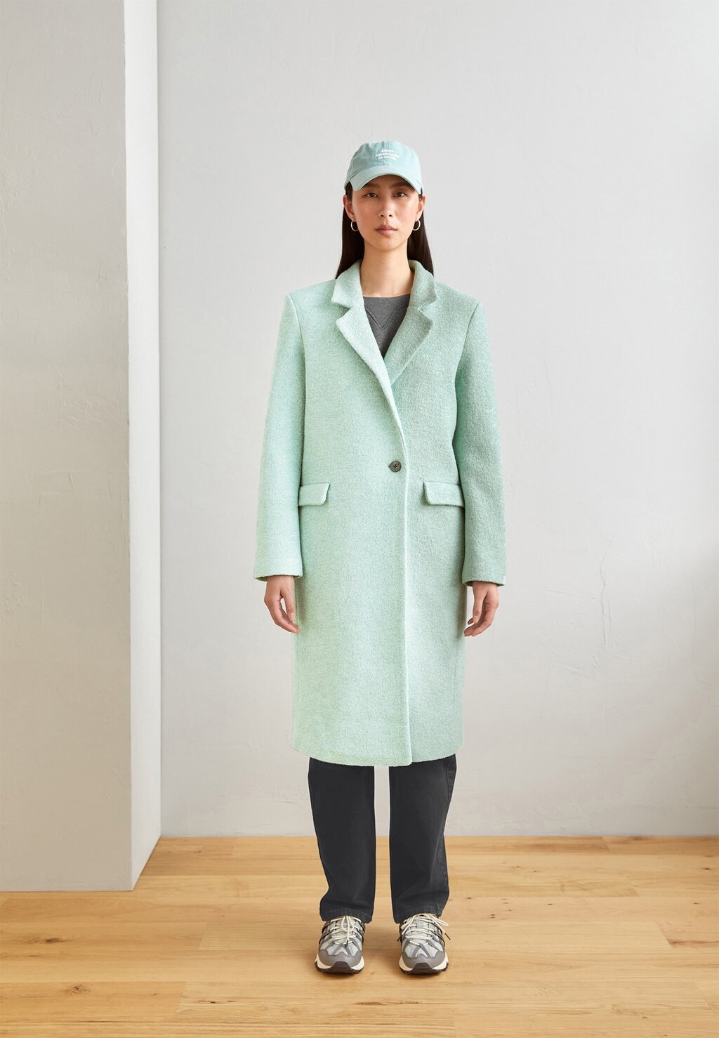 

Классическое пальто Scotch & Soda ОДНОБОРТНЫЙ, цвет light mint