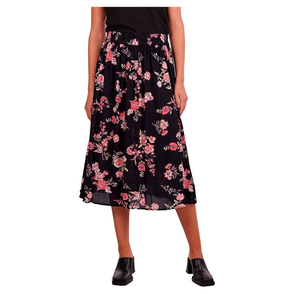 

Юбка миди Pieces Nya High Waist, черный