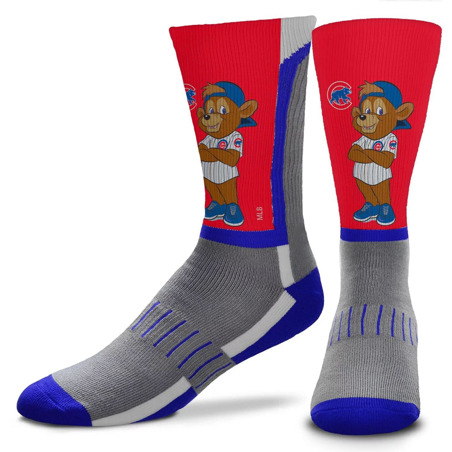 

Мужские носки для босых ног Chicago Cubs Mascot Snoop V-Curve Crew