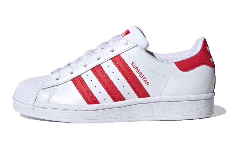

Кроссовки для скейтбординга Adidas Originals Superstar Белый/Красный Дети