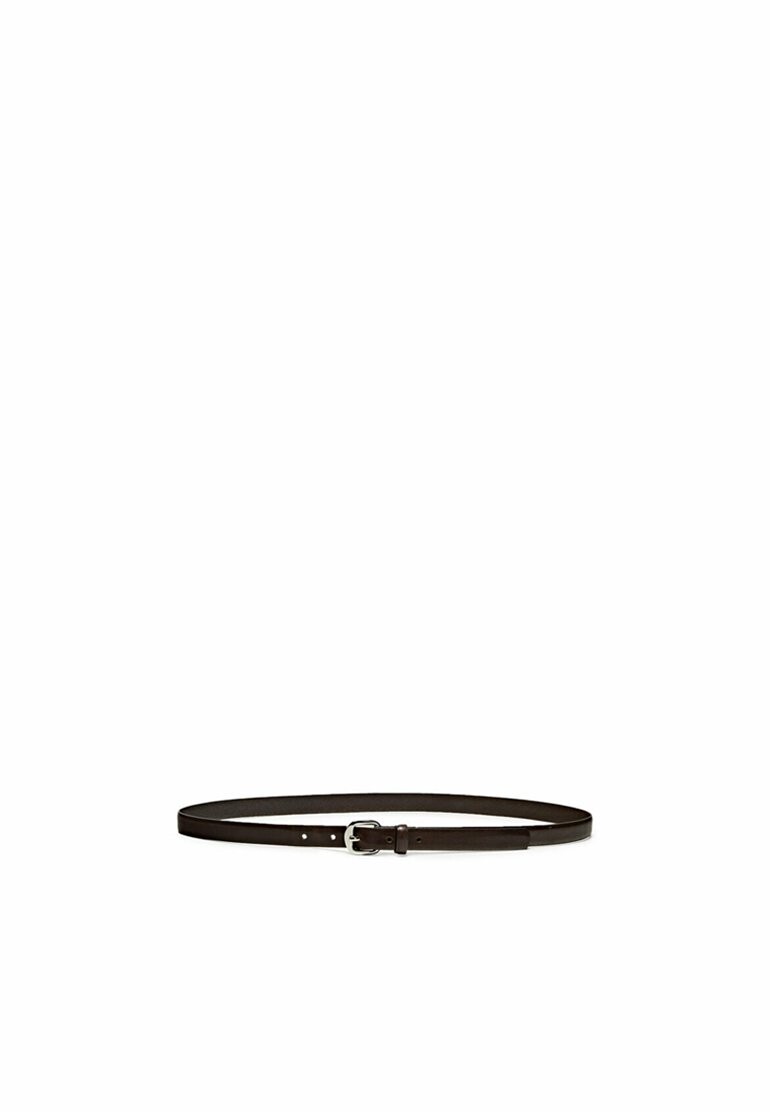 

Ремень WITH ROUND BUCKLE Massimo Dutti, цвет brown