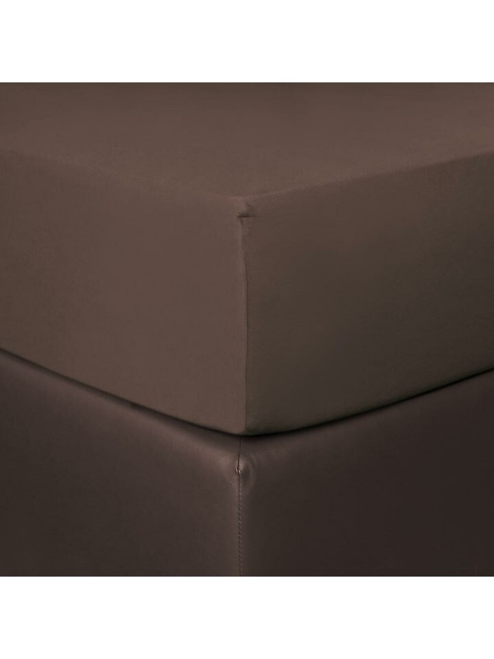 

Простыня BettwarenShop Boxspring, цвет aschbraun