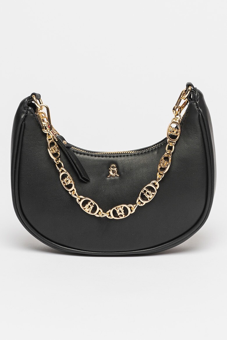 

Сумка Wand из экокожи с ручкой-цепочкой Steve Madden, черный