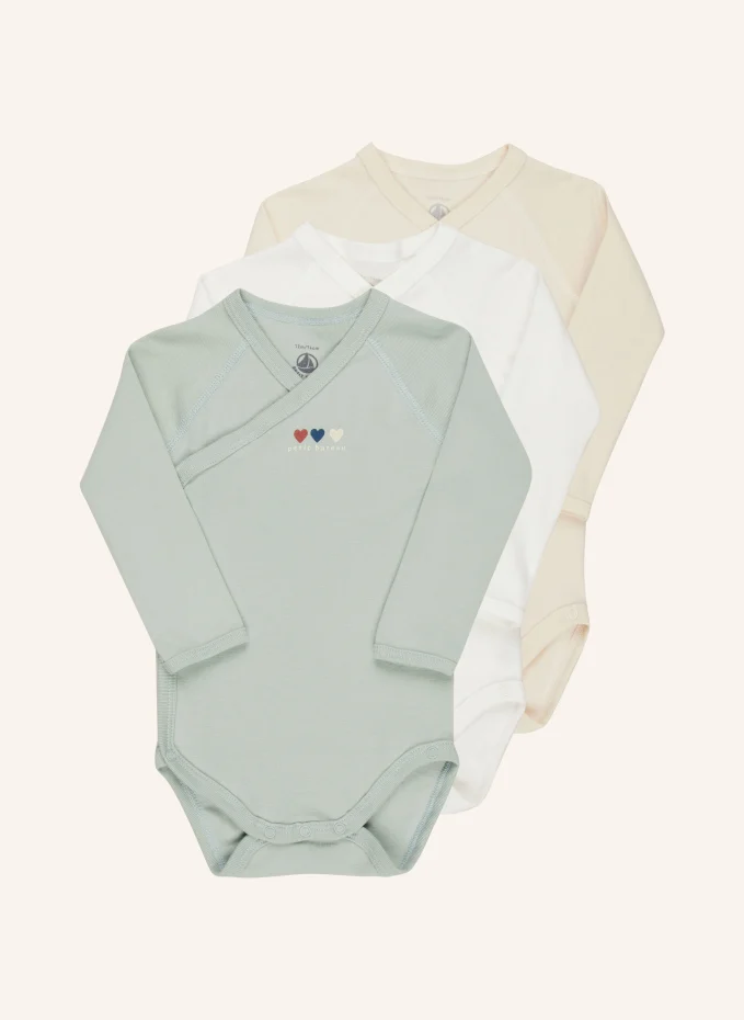 

Упаковка из 3 боди Petit Bateau, белый