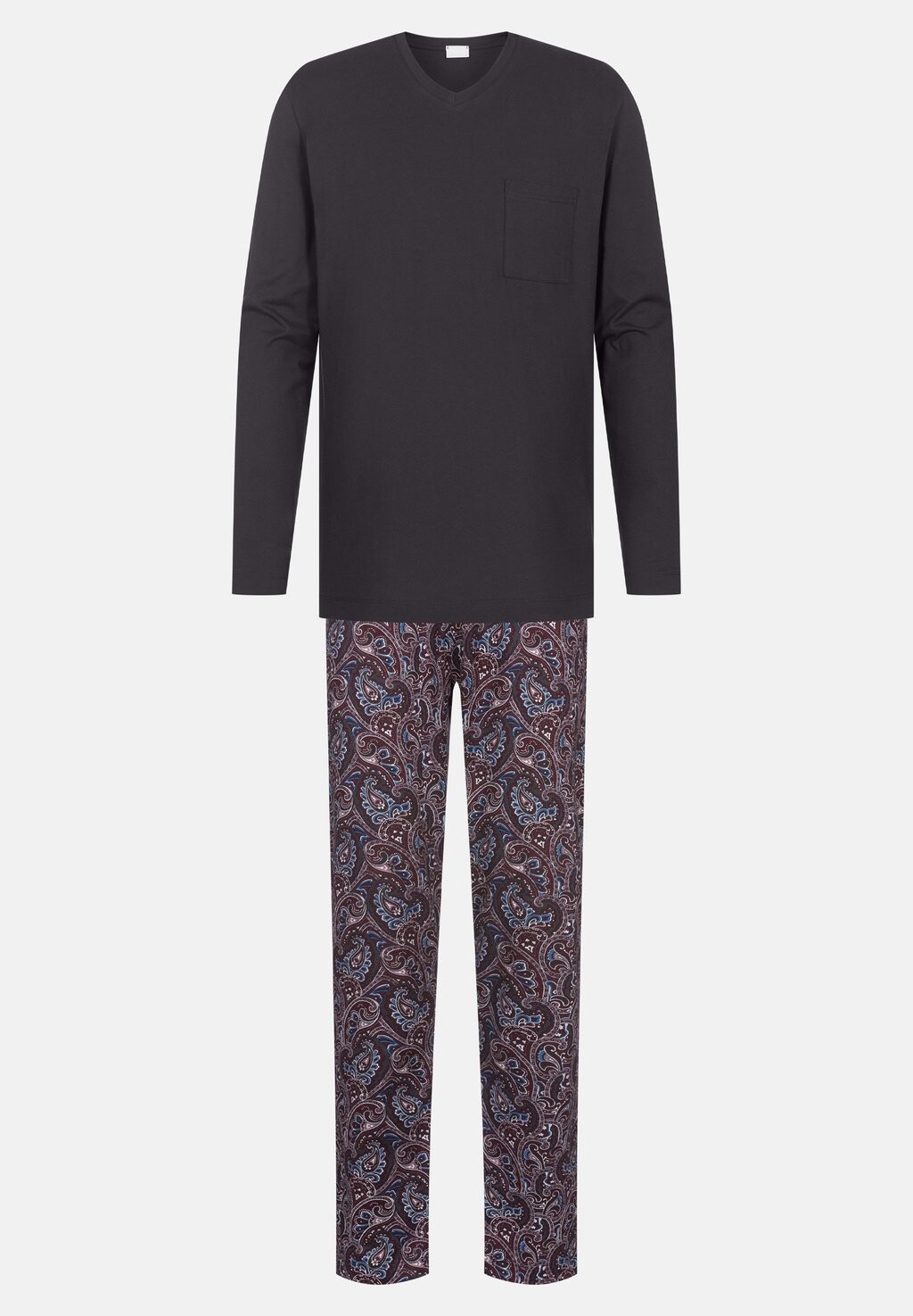 

Пижамный комплект SERIE HIGH PAISLEY SET mey, серый