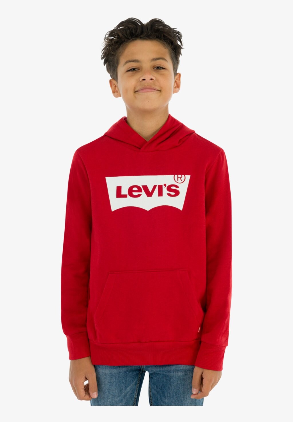 

Толстовка BATWING SCREENPRINT HOODIE Levi's, цвет red/white