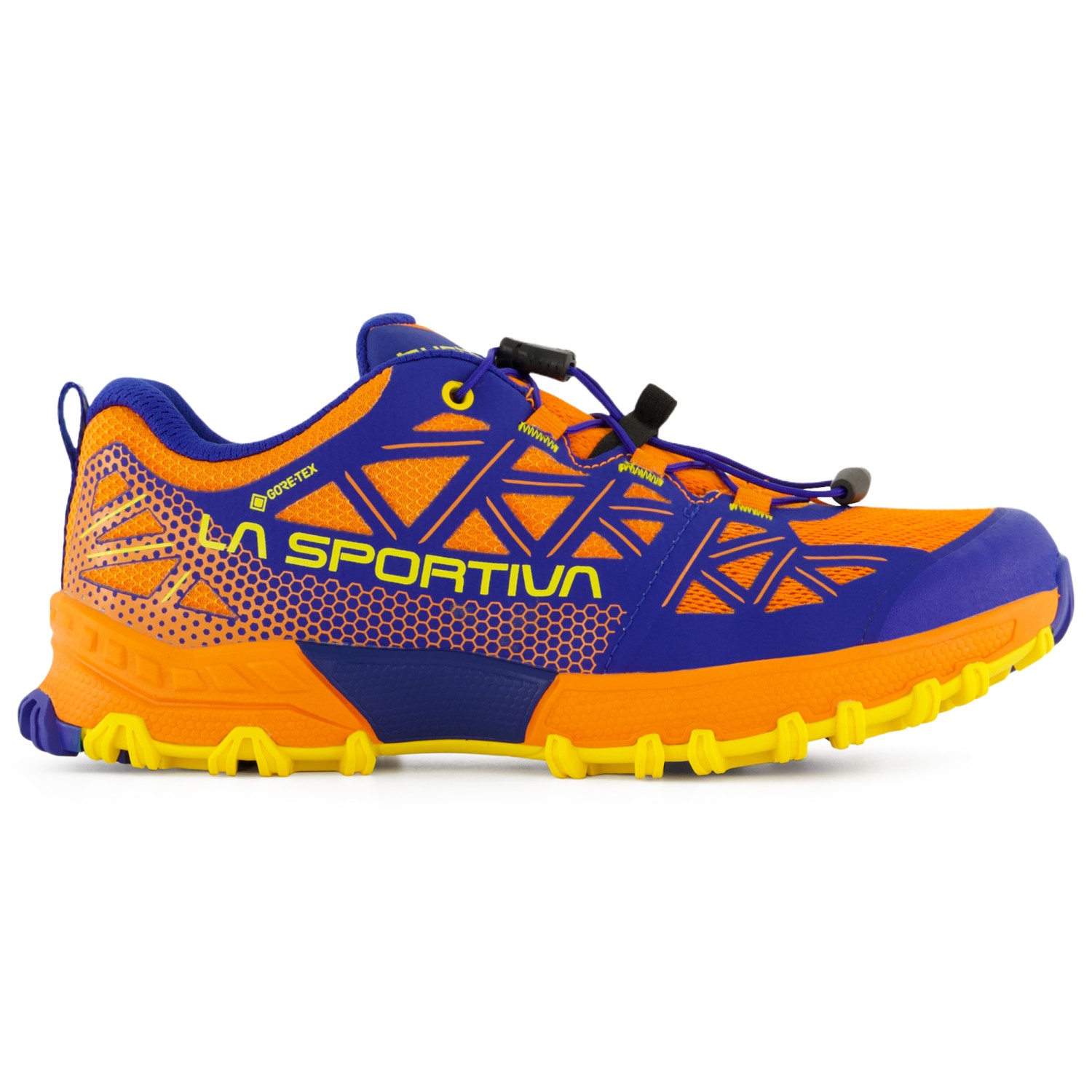 Кроссовки для бега по пересеченной местности La Sportiva Kid's Bushido II GTX, цвет Tiger/Yellow