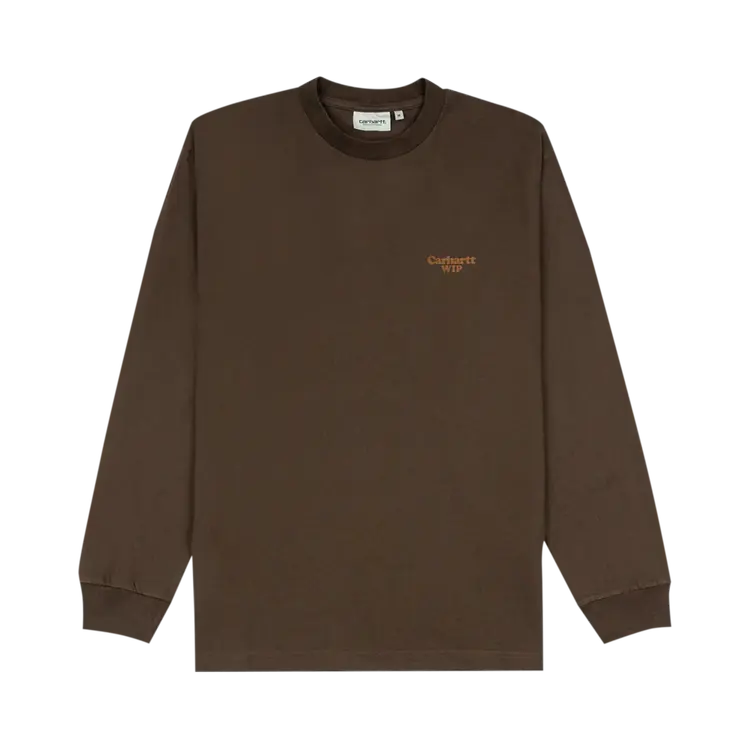 

Футболка Carhartt WIP Long-Sleeve Paisley 'Buckeye', коричневый