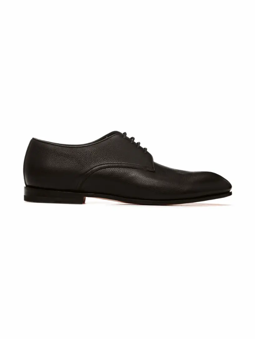 

Кожаные дерби Santoni, черный