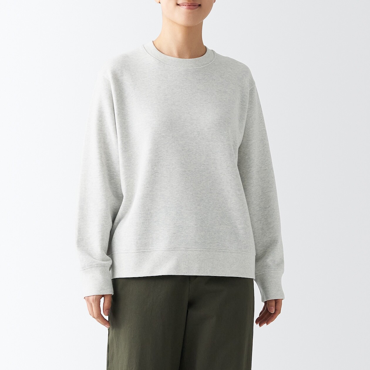 

Фуфайка MUJI, светло-серый