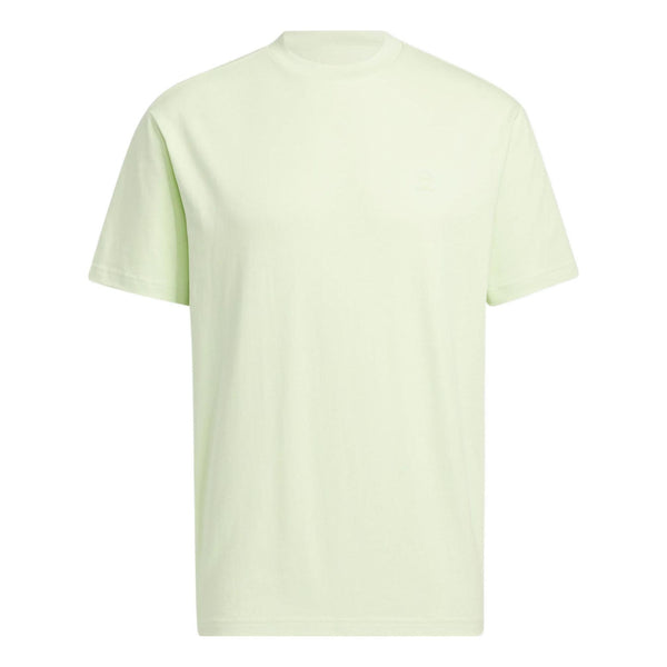 Футболка adidas neo Solid Color Round Neck Sports Short Sleeve Light Green T-Shirt, мультиколор футболка adidas solid color logo round neck pullover sports short sleeve green t shirt зеленый