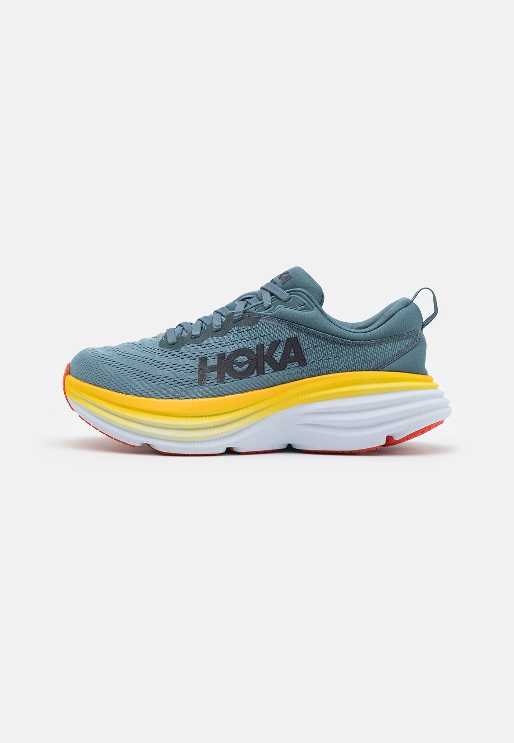 

Нейтральные кроссовки Bondi 8 HOKA, цвет goblin blue/mountain spring