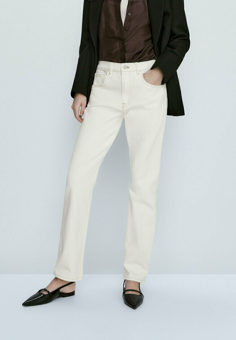 

Джинсы прямого кроя Massimo Dutti, бежевый
