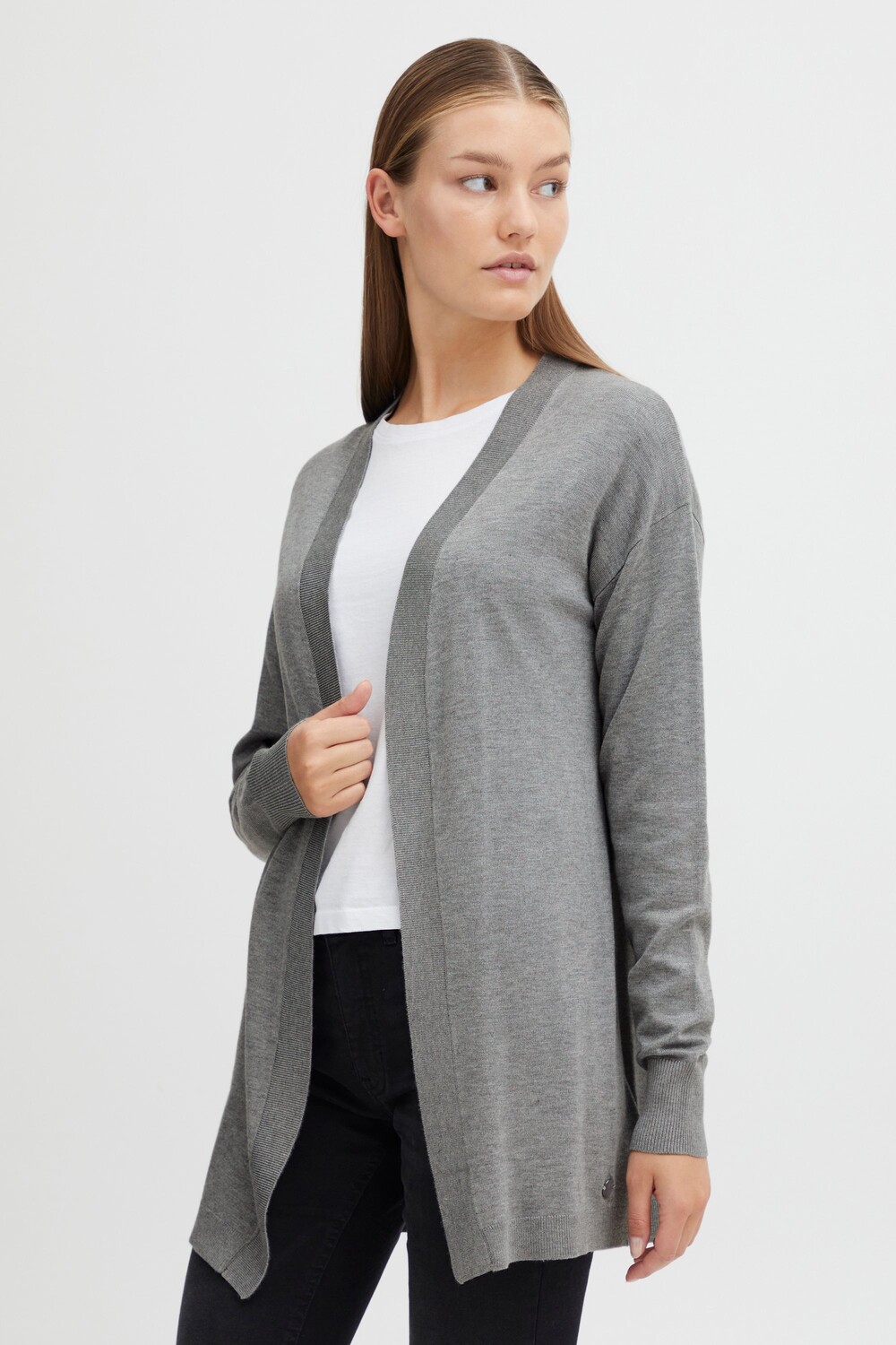 

Кардиган Oxmo Strickjacke, серый