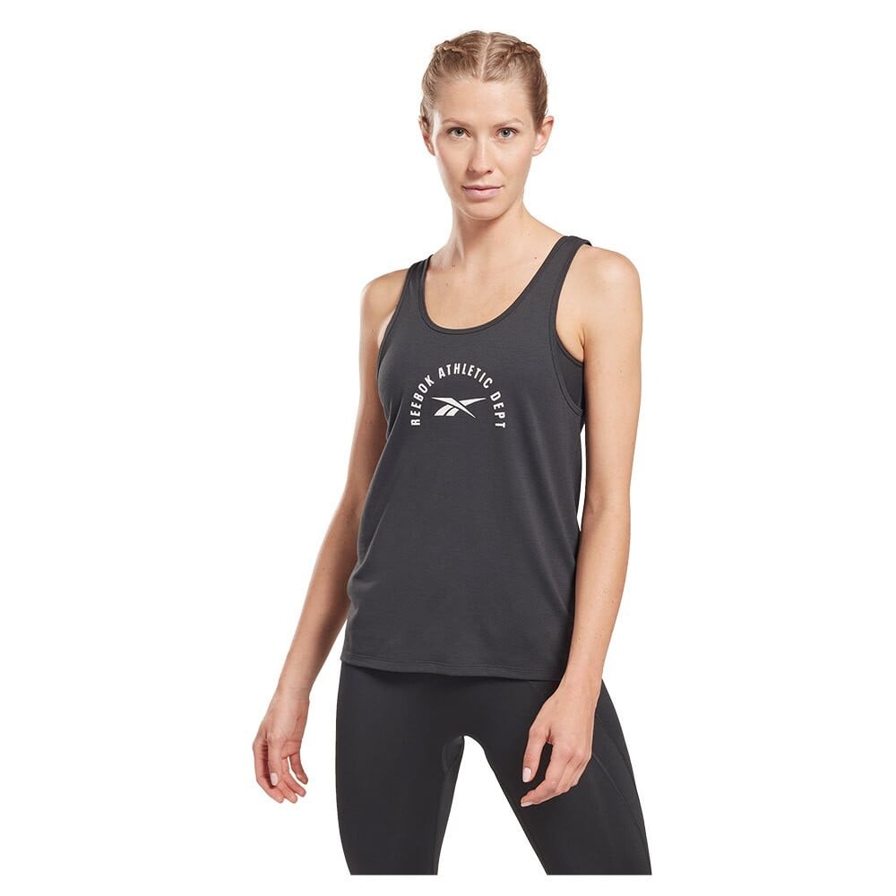 

Футболка без рукавов Reebok Workout Ready Supremium Graphic, черный