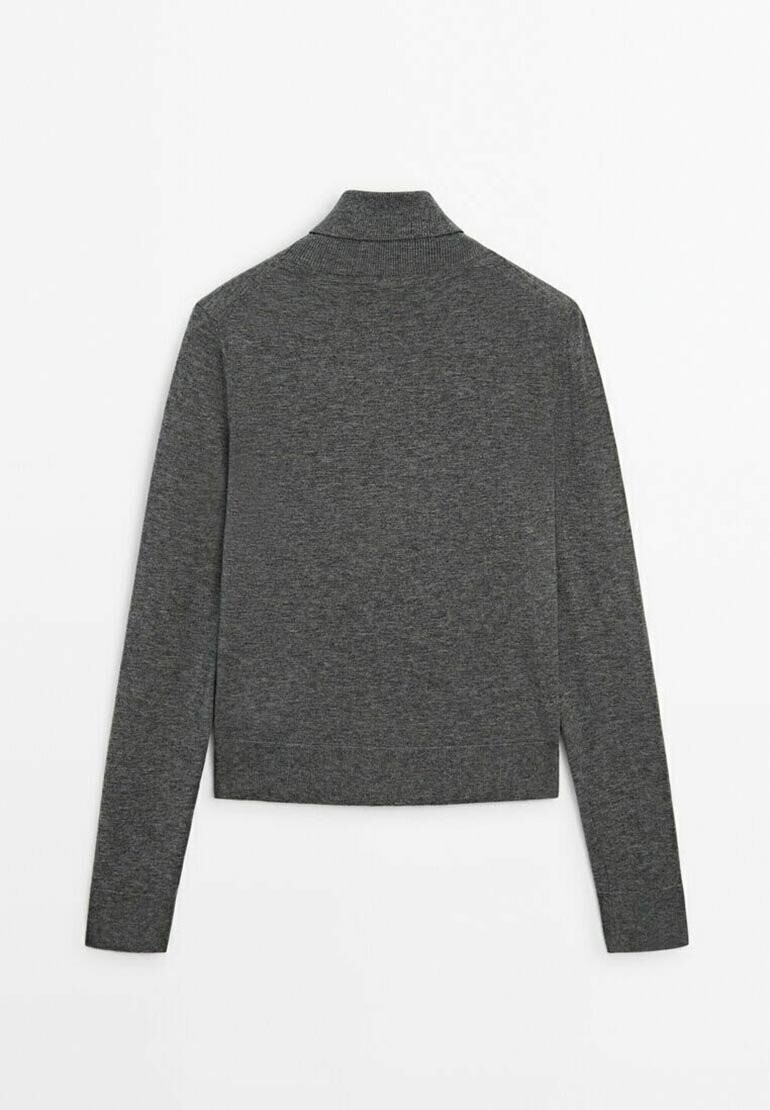 

Джемпер HIGH NECK Massimo Dutti, серый
